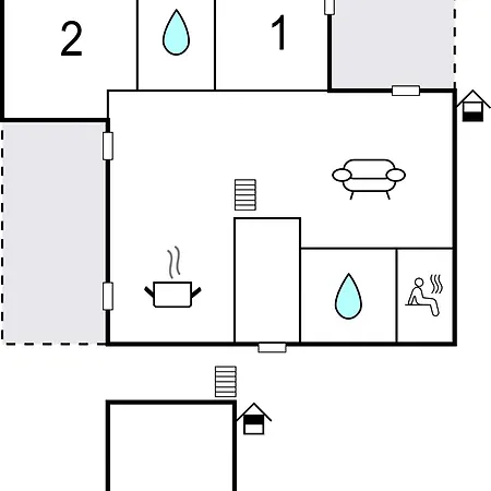 Hébergement de vacances 2 Bedroom Front In Lembruch-duemmer Lembruch